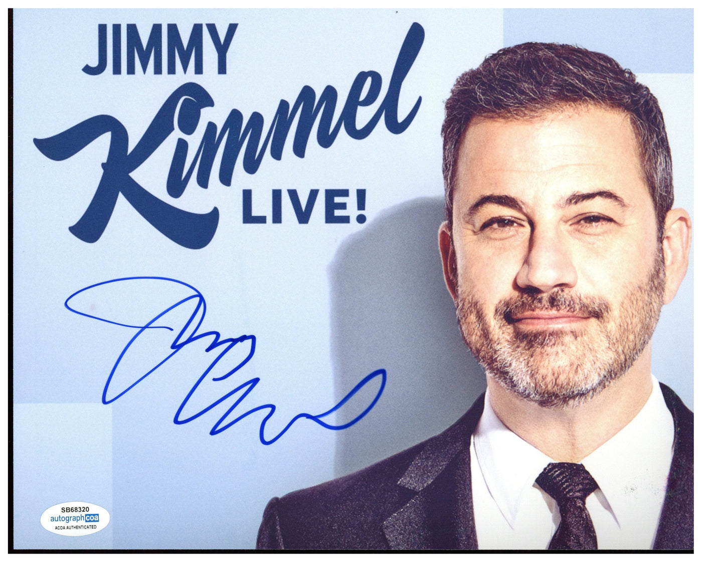 Jimmy Kimmel Signed 8x10 Photo  TV Talk Show Host Autographed AutographCOA