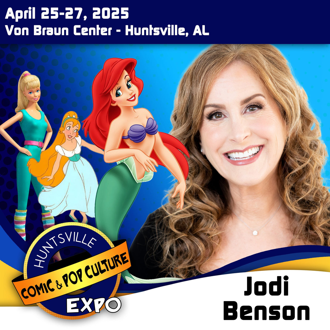 Jodi Benson Official Autograph Mail-In Service - Huntsville Expo 2025