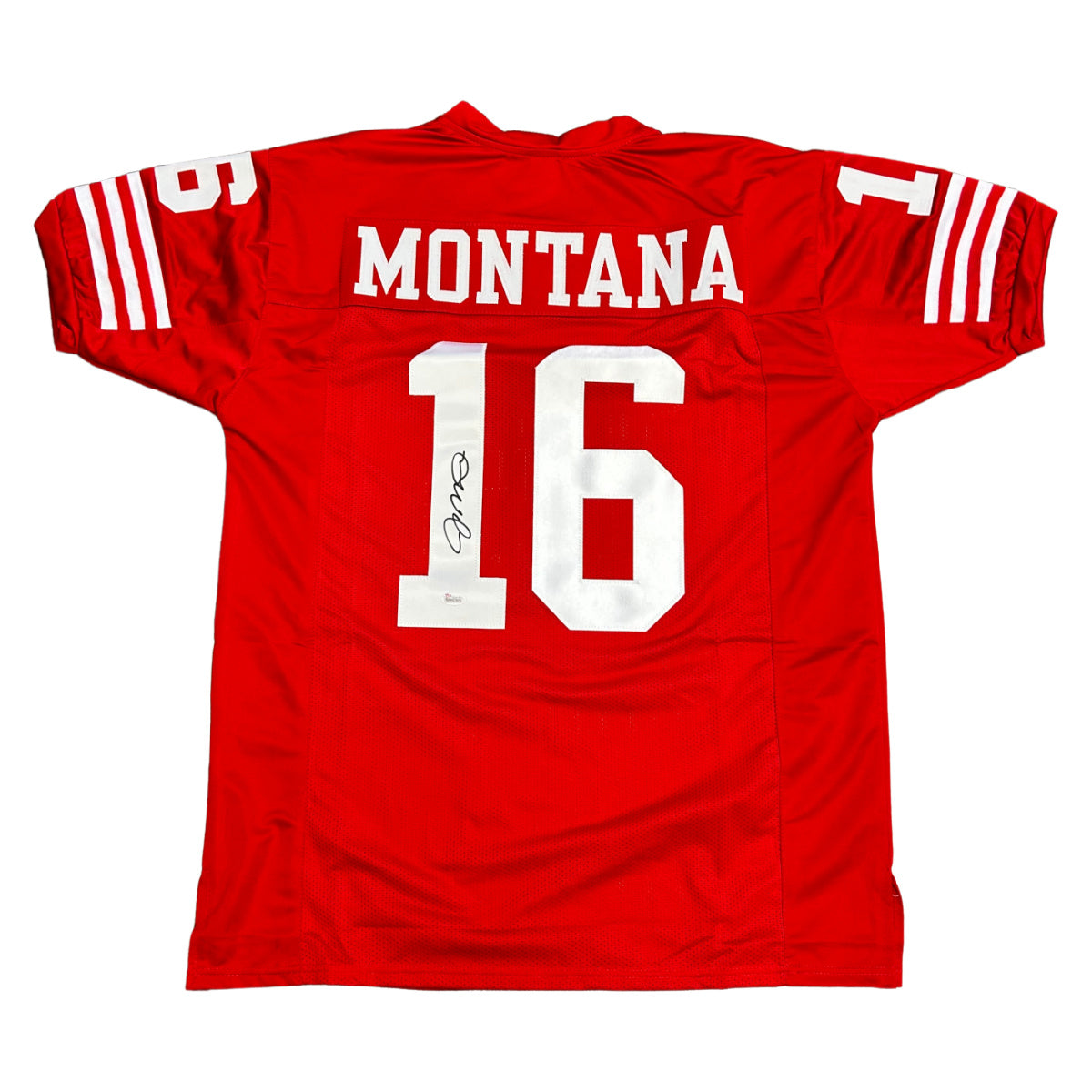 Joe Montana Autographed San Francisco 49ers Red Pro Style Jersey JSA COA