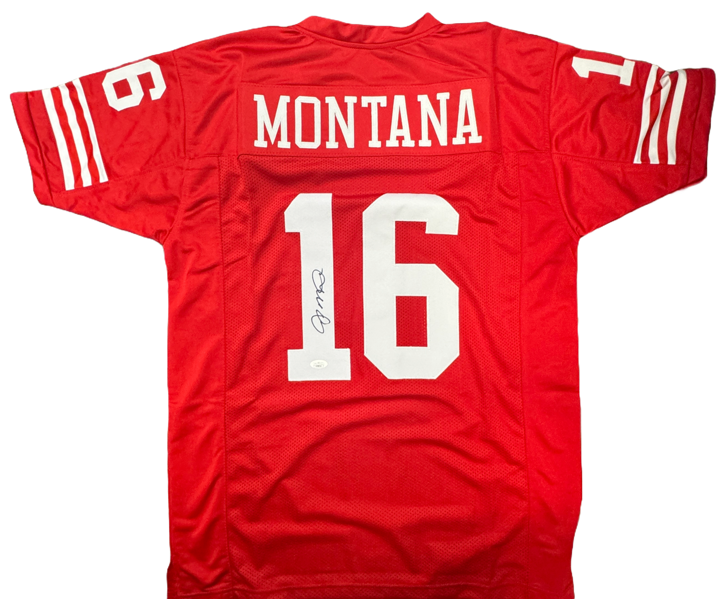 Joe Montana Signed San Francisco 49ers Custom Jersey Autographed BAS COA