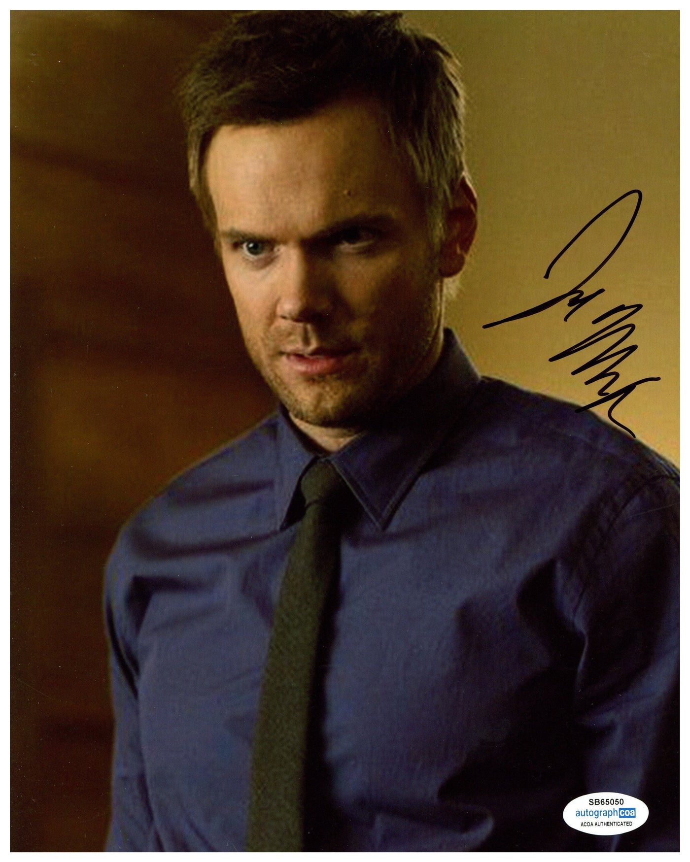 Joel McHale Signed 8x10 Photo Community Jeff Winger Autographed AutographCOA