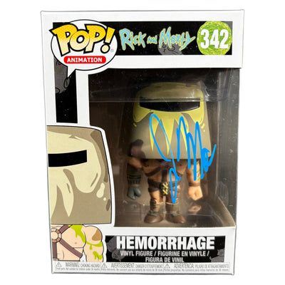 Joel McHale Signed Funko POP Rick and Morty Autographed JSA COA