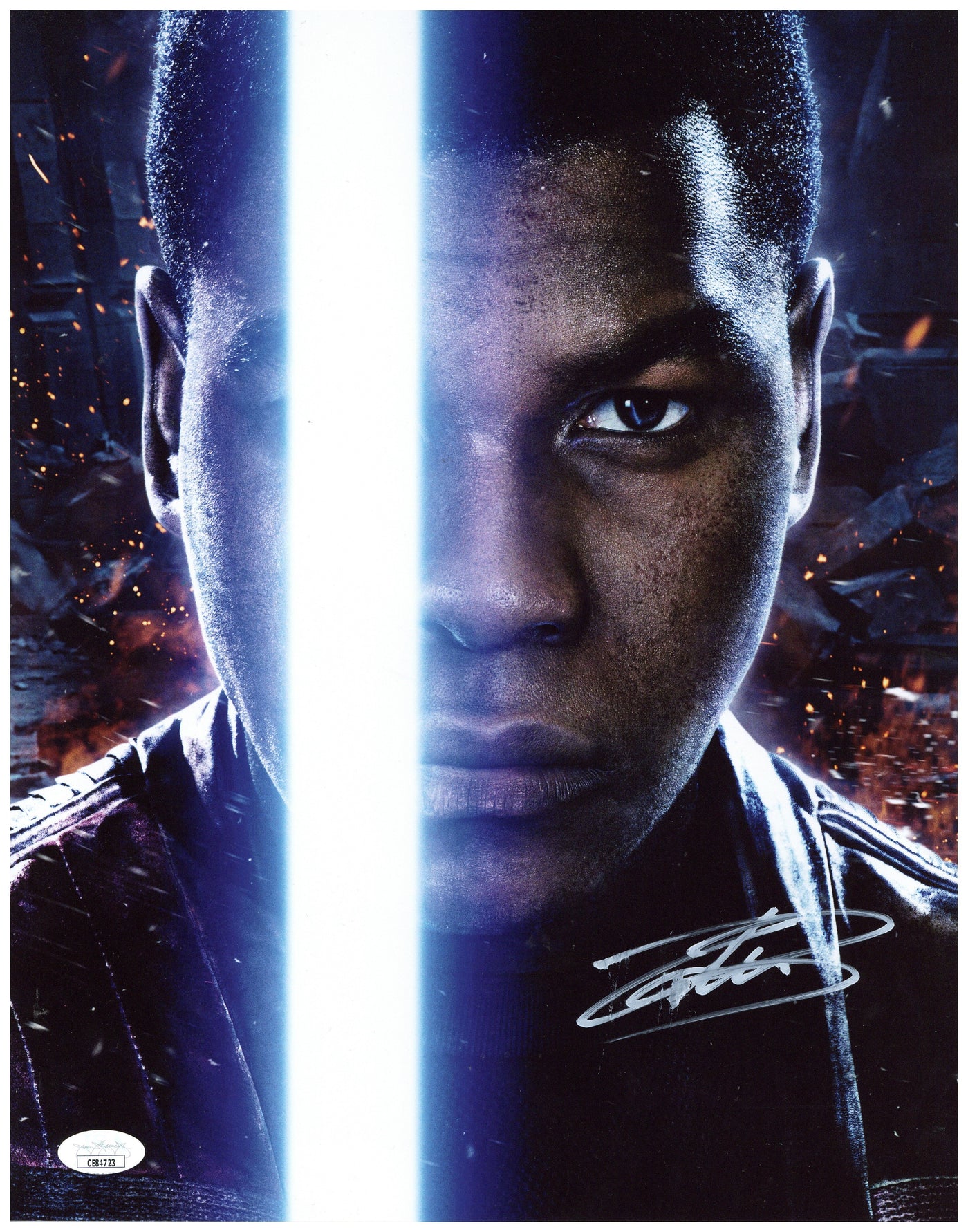 John Boyega Signed 11x14 Photo Star Wars Episode VII The Force Awakens Auto JSA COA 3