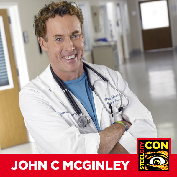 John C McGinley Official Autograph Mail-In Service - Steel City Con August 2024