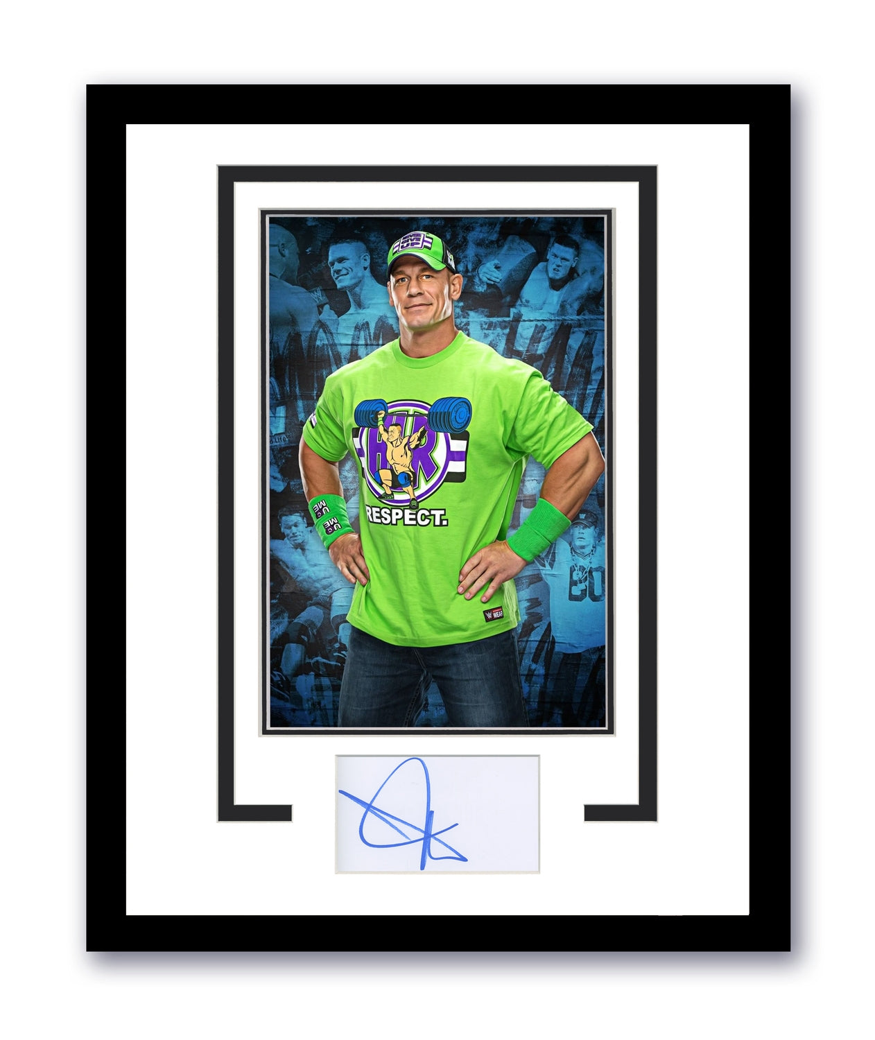 John Cena Signed Cut 11x14 WWE Peacemaker Autographed Authentic ACOA 5
