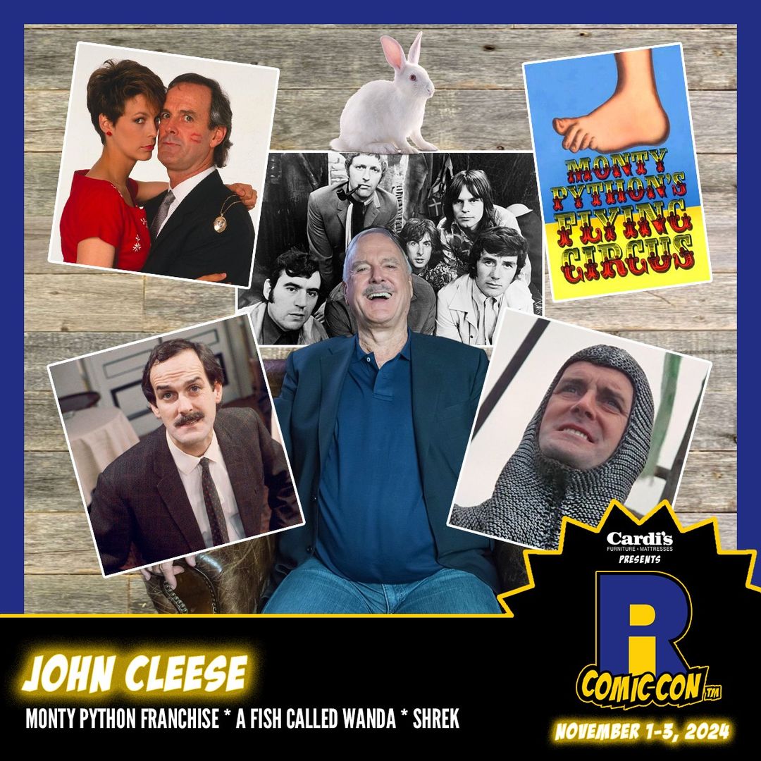 John Cleese Official Autograph Mail-In Service - Rhode Island Comic Con 2024