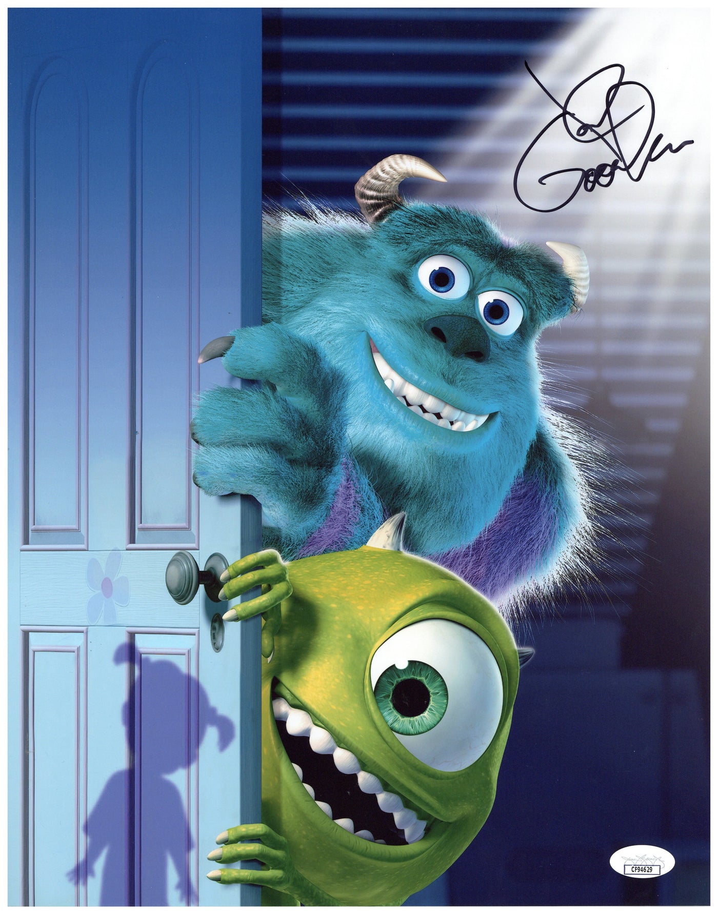 John Goodman Signed 11x14 Photo Monsters Inc Autographed JSA COA