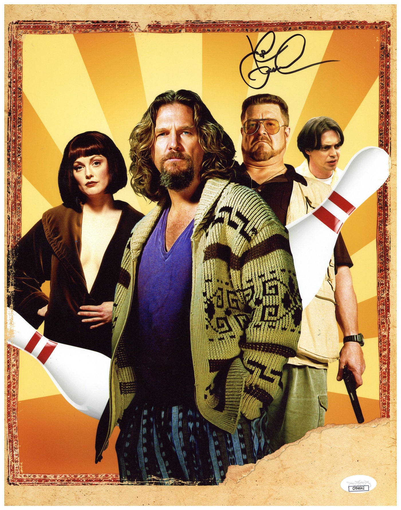 John Goodman Signed 11x14 Photo The Big Lebowski Autographed JSA COA