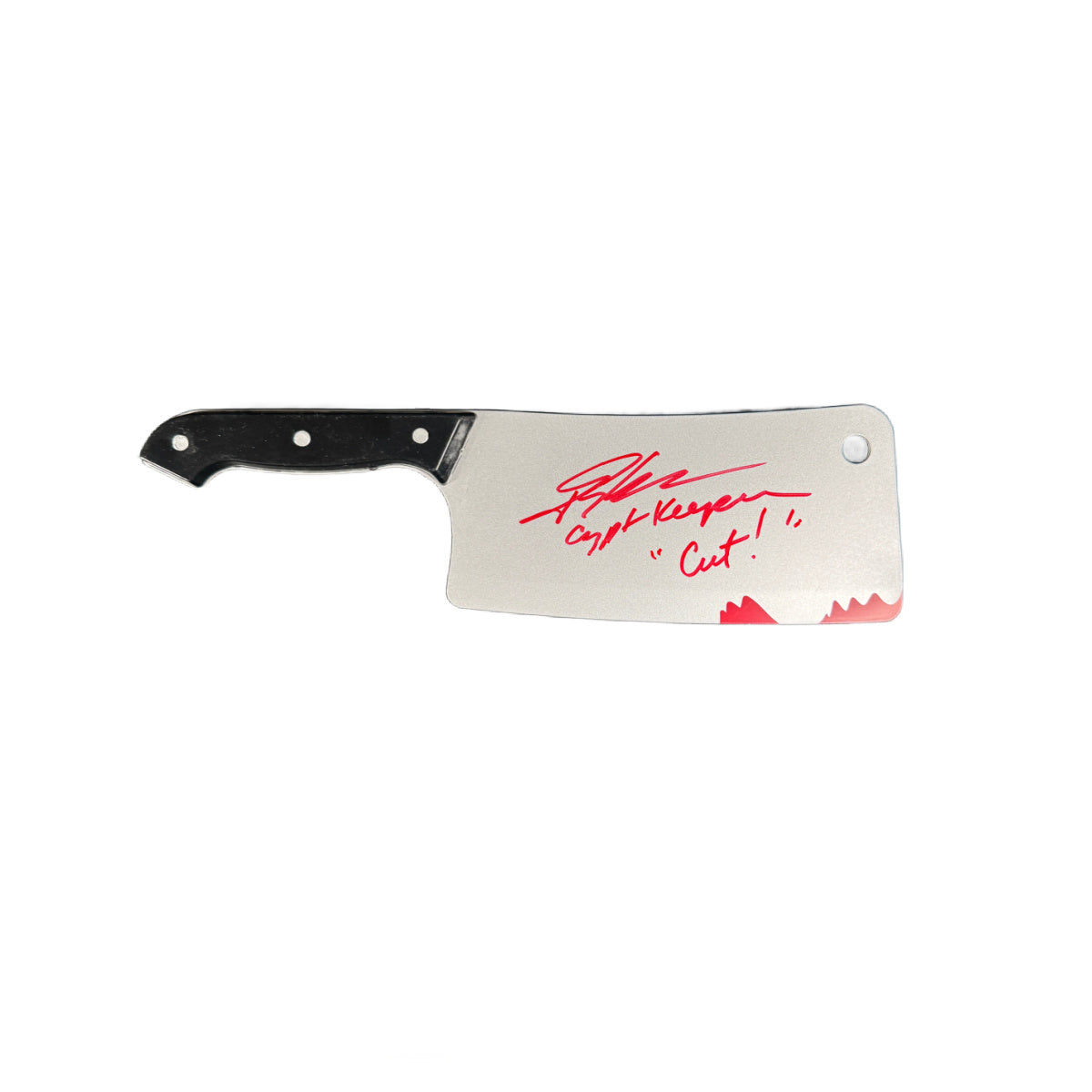 John Kassir Signed Prop Cleaver Tales of the Crypt Autographed JSA COA