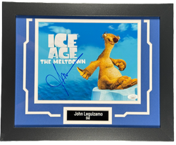 Image of John Leguizamo Signed Custom Framed 8x10 Photo Ice Age Autographed JSA COA