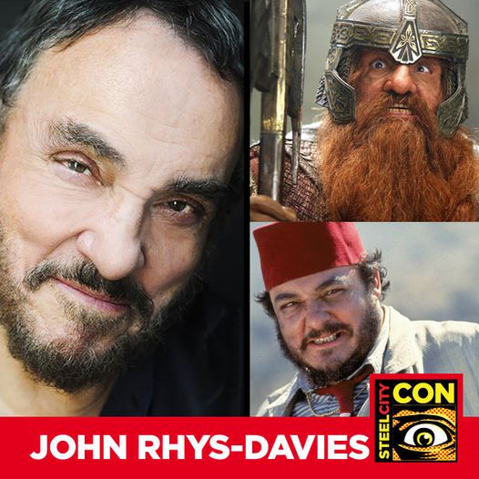 John RhysDavies Official Autograph MailIn Service Steel City Con S