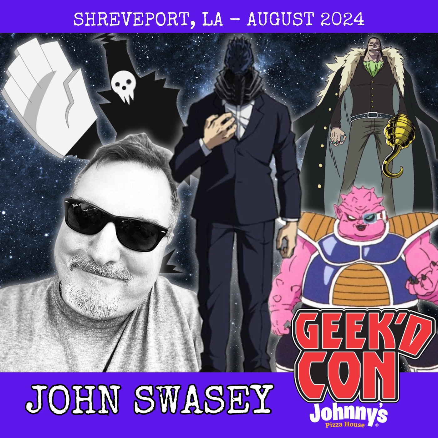 John Swasey Official Autograph Mail-In Service - Geek'd Con 2024