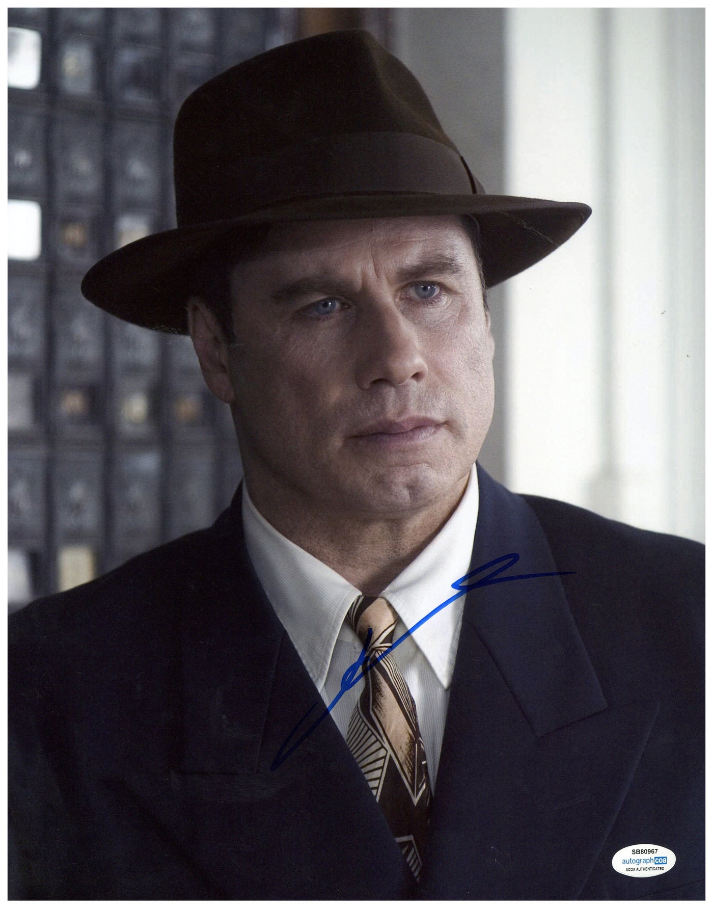 John Travolta Signed 11x14 Photo Autographed ACOA
