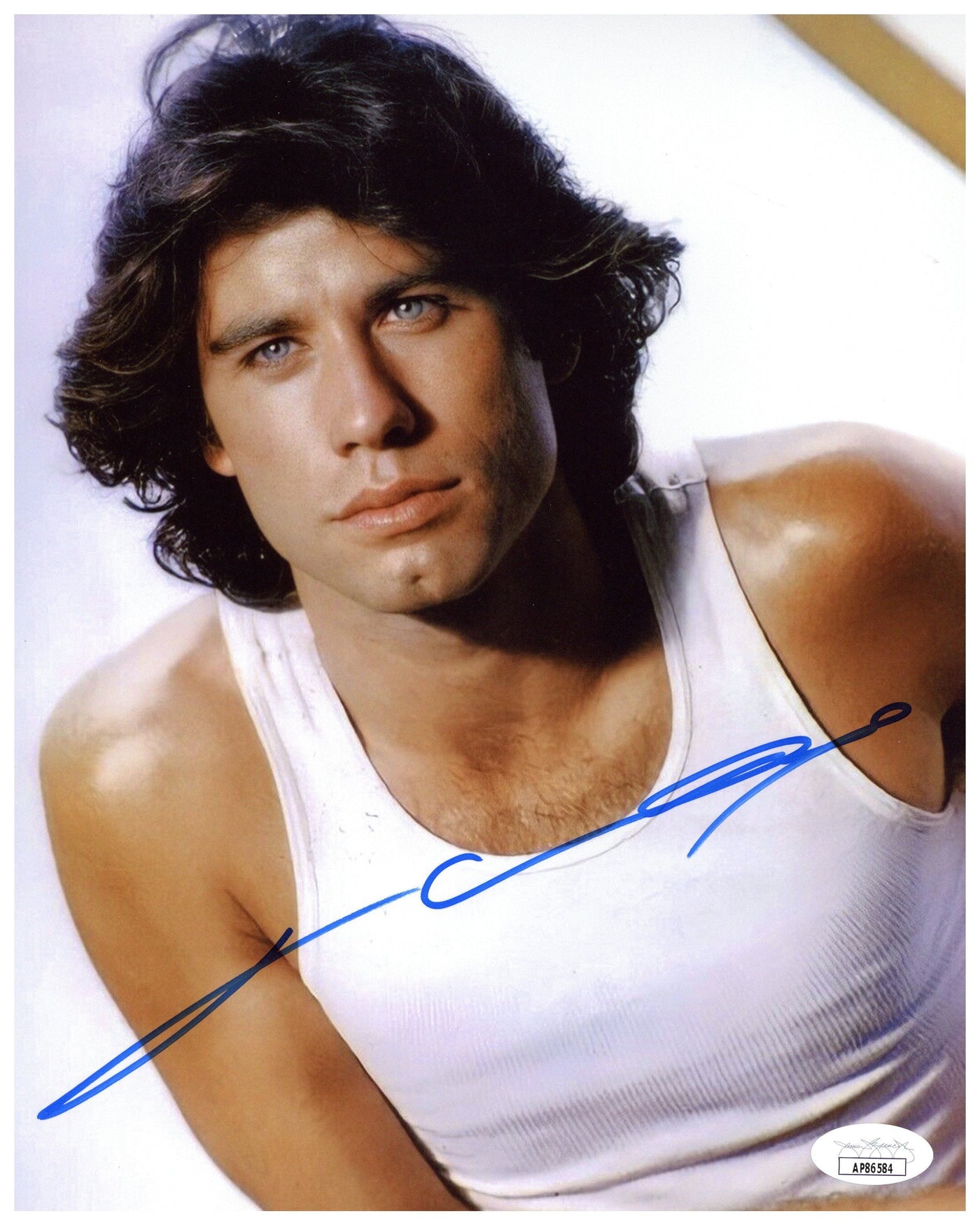 John Travolta Signed 8x10 Photo Grease Welcome Back, Kotter Autographed JSA COA