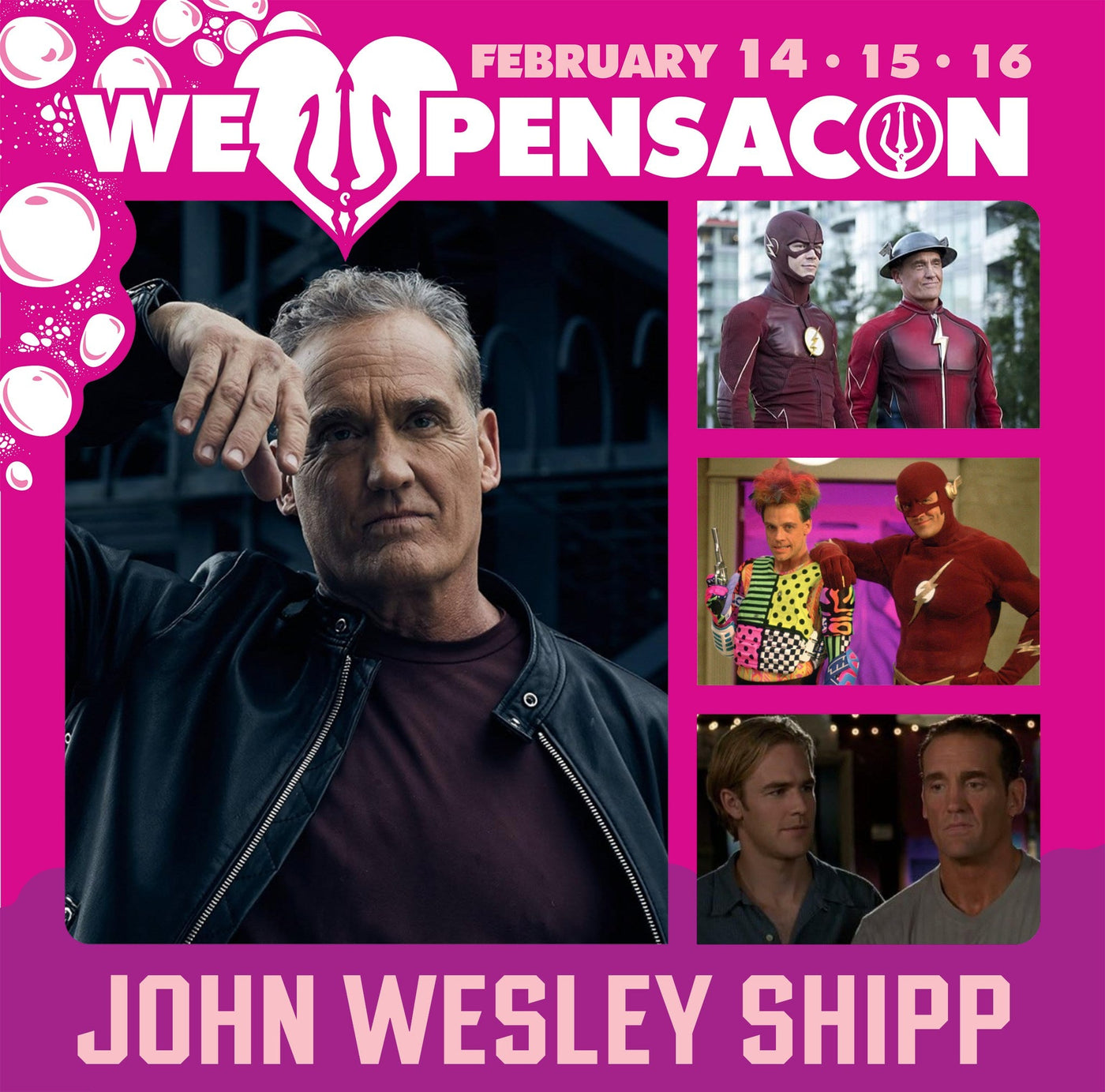 John Wesley Shipp Official Autograph Mail-In Service - Pensacon 2025