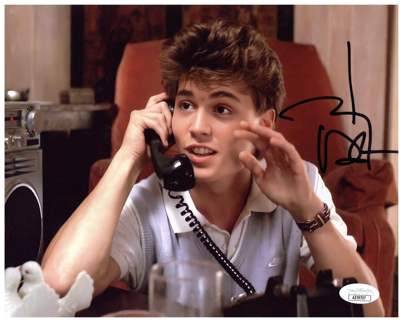 Johnny Depp Signed 8x10 Photo A Nightmare On Elm Street Autographed JSA COA 2