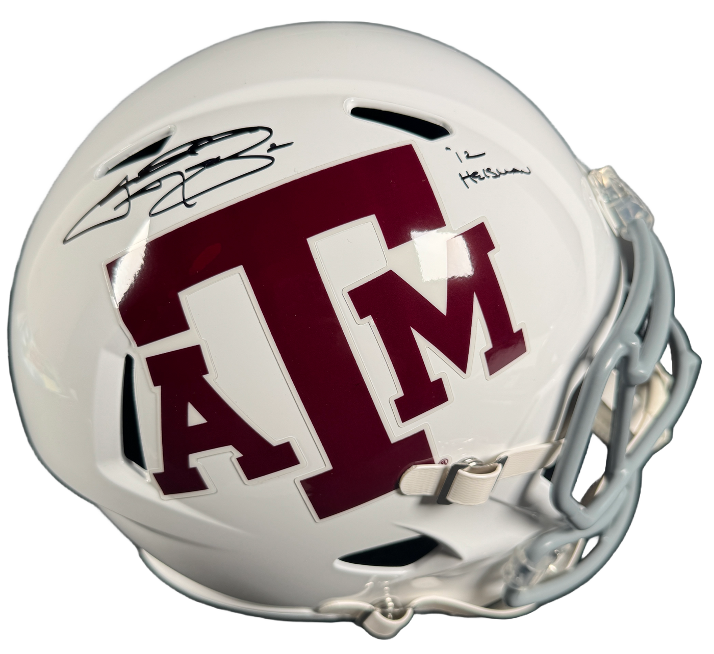 Johnny Manziel Signed Texas A&M Aggies F/S Speed Helmet Autographed BAS COA