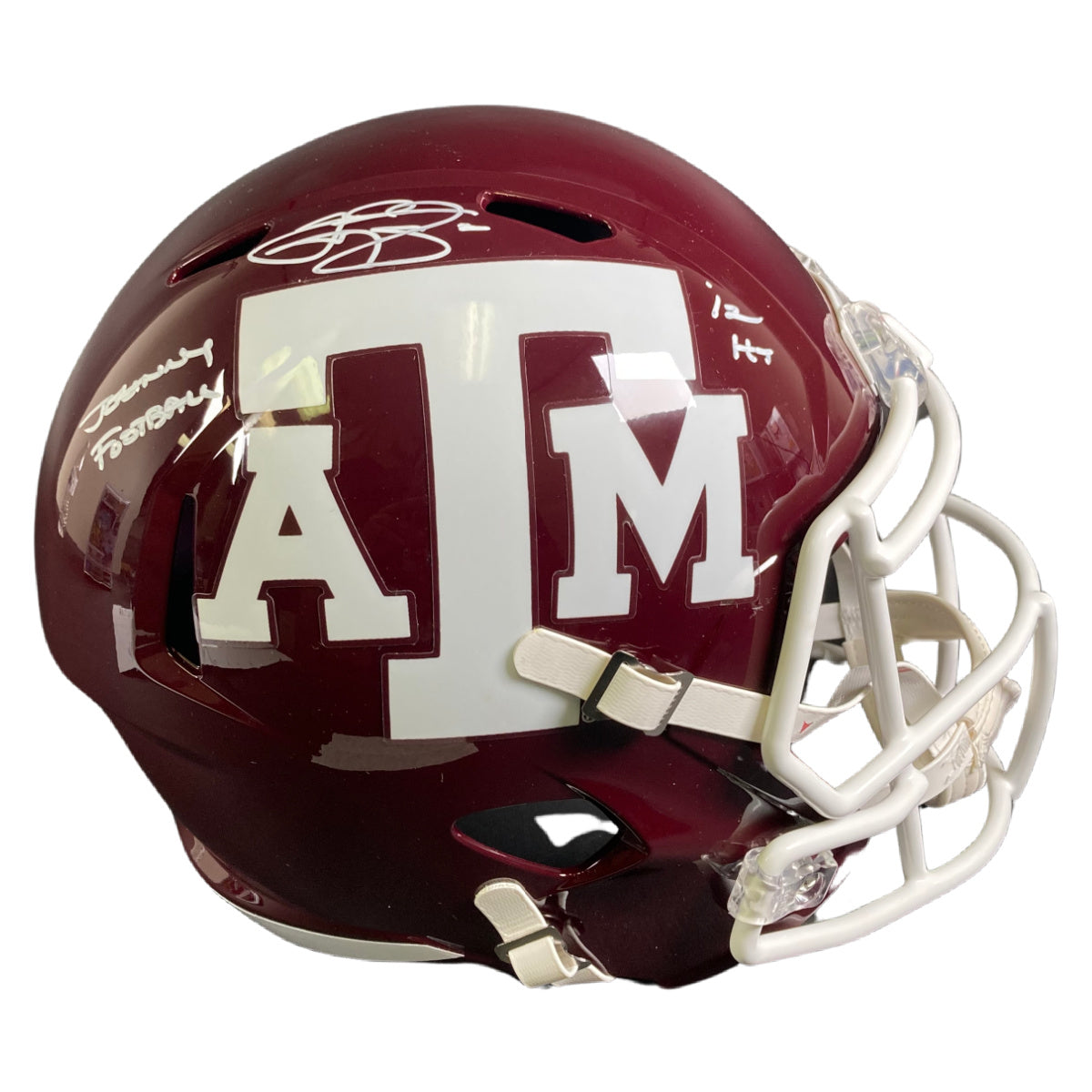 Johnny Manziel Signed Texas A&M Aggies F/S Speed Helmet Autographed JSA COA