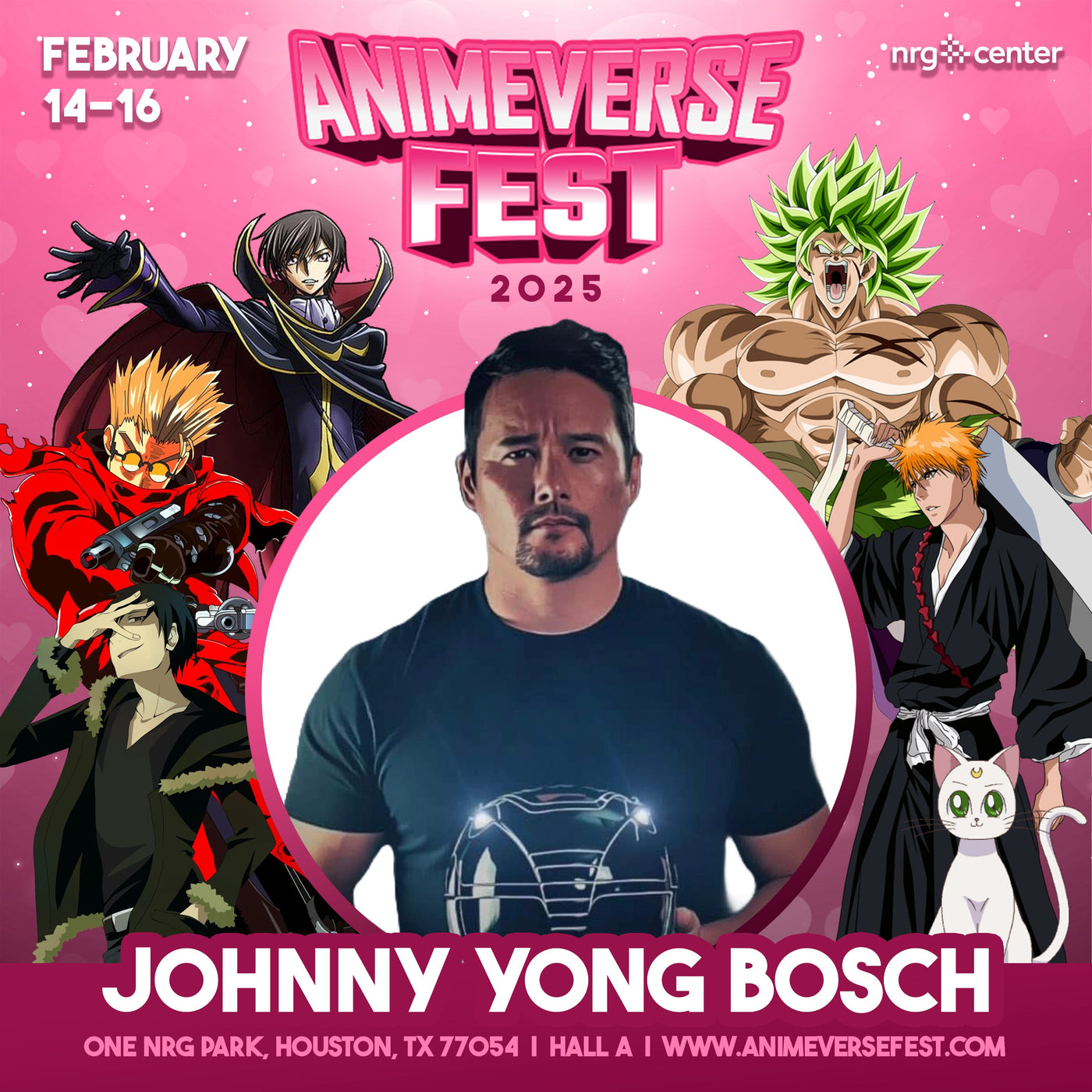 Johnny Yong Bosch Official Autograph Mail-In Service - Animeverse 2025