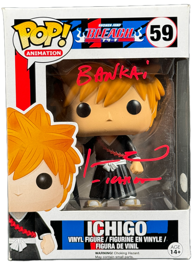 Johnny Yong Bosch Signed Funko POP Bleach Ichigo Kurosaki Autograph PSA