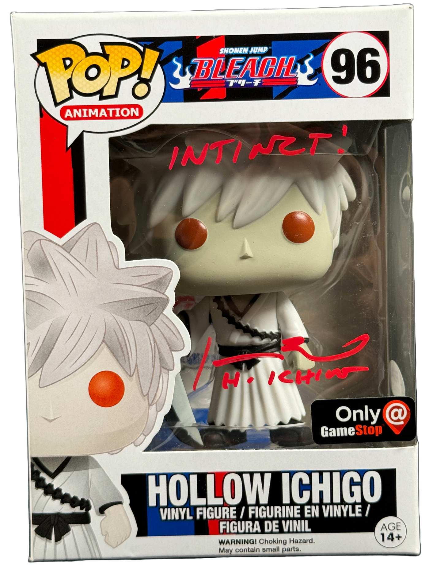 Johnny Yong Bosch Signed Funko POP Gamestop Bleach Hollow Ichigo Autographed PSA