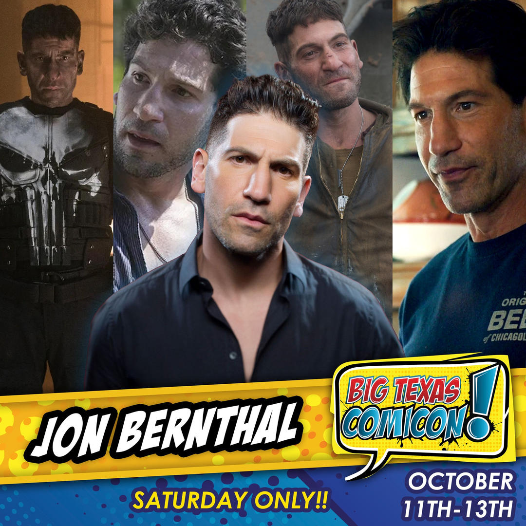 Jon Bernthal Official Autograph Mail-In Service - Big Texas Comicon 2024