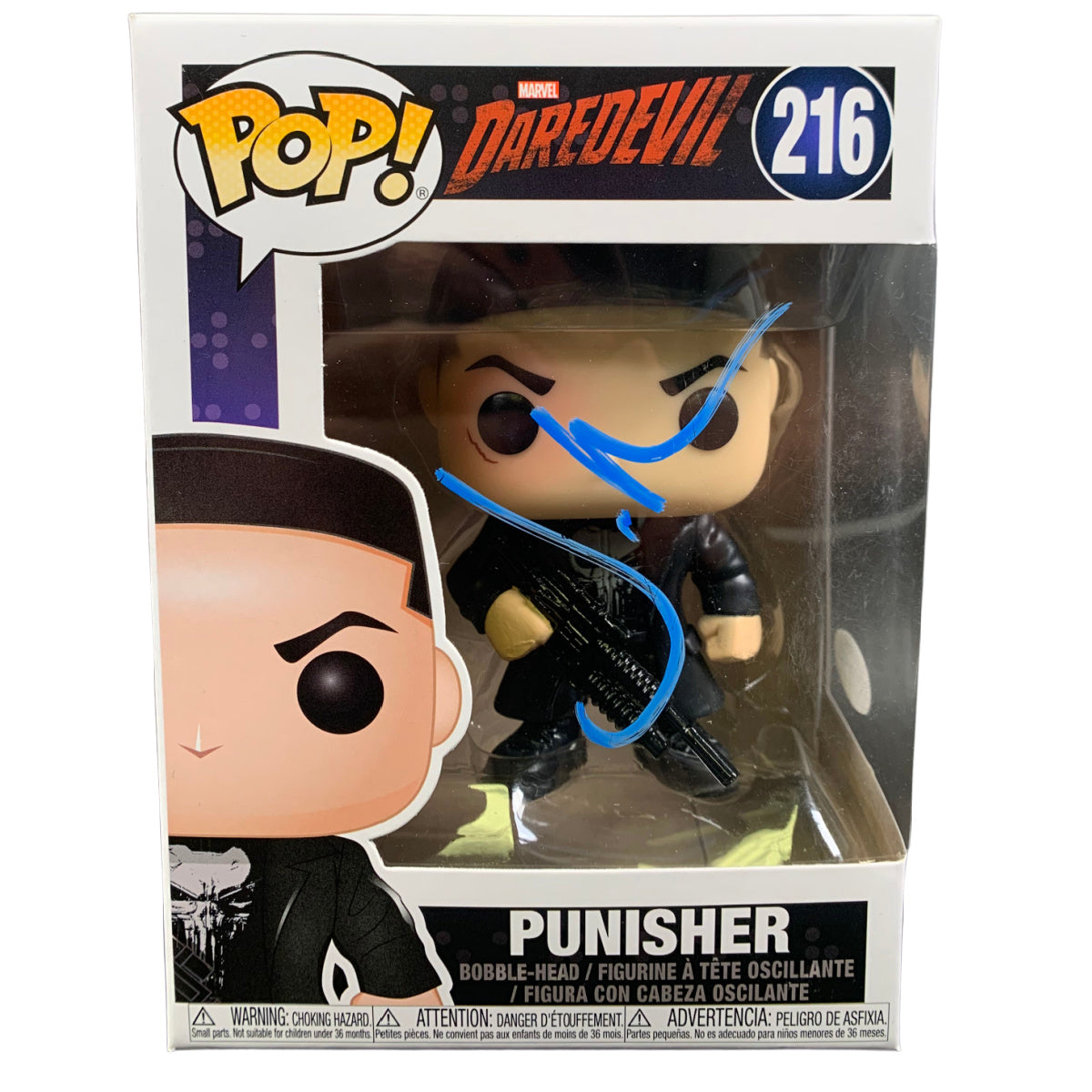 Jon Bernthal Signed Funko POP The Punisher #216 Autographed ACOA