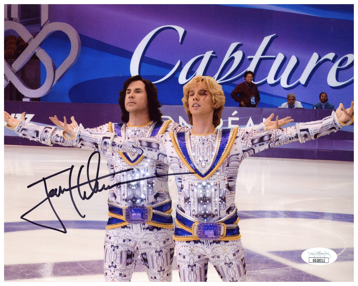 Jon Heder Signed 8x10 Photo Blades of Glory Autographed JSA COA