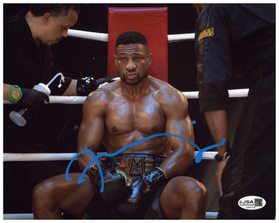 Jonathan Majors Signed 8x10 Photo Creed Damian Anderson Autographed JSA COA