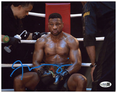 Jonathan Majors Signed 8x10 Photo Creed Damian Anderson Autographed JSA COA
