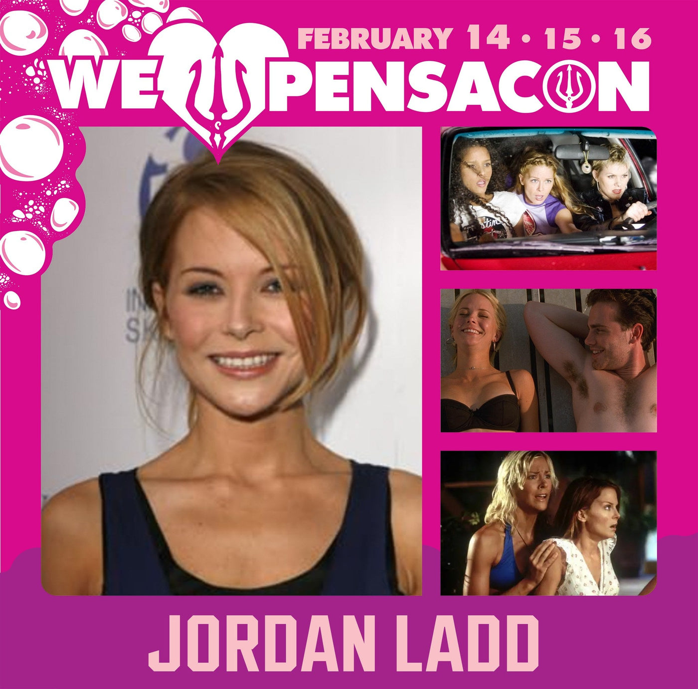 Jordan Ladd Official Autograph Mail-In Service - Pensacon 2025