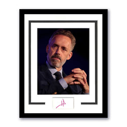 Image of Jordan Peterson Signed Cut Custom 11X14 Framed Authentic Autographed ACOA