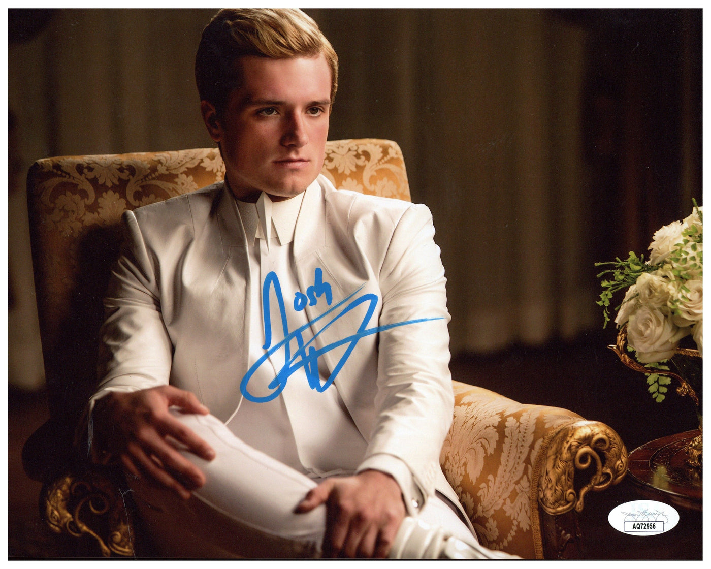Josh Hutcherson Signed 8x10 Photo The Hunger Games Peeta Mellark Autographed JSA 2