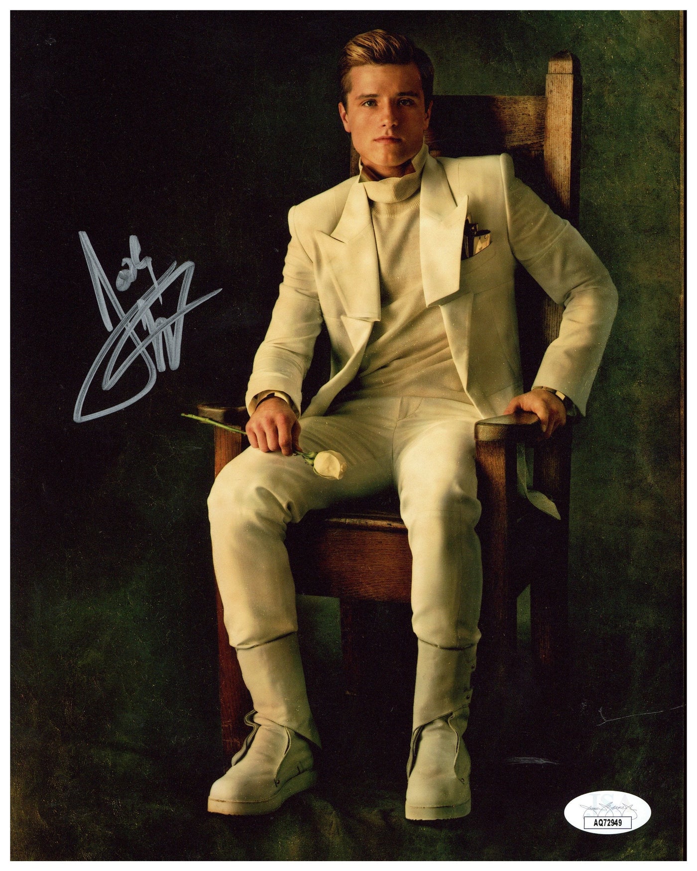 Josh Hutcherson Signed 8x10 Photo The Hunger Games Peeta Mellark Autographed JSA 4