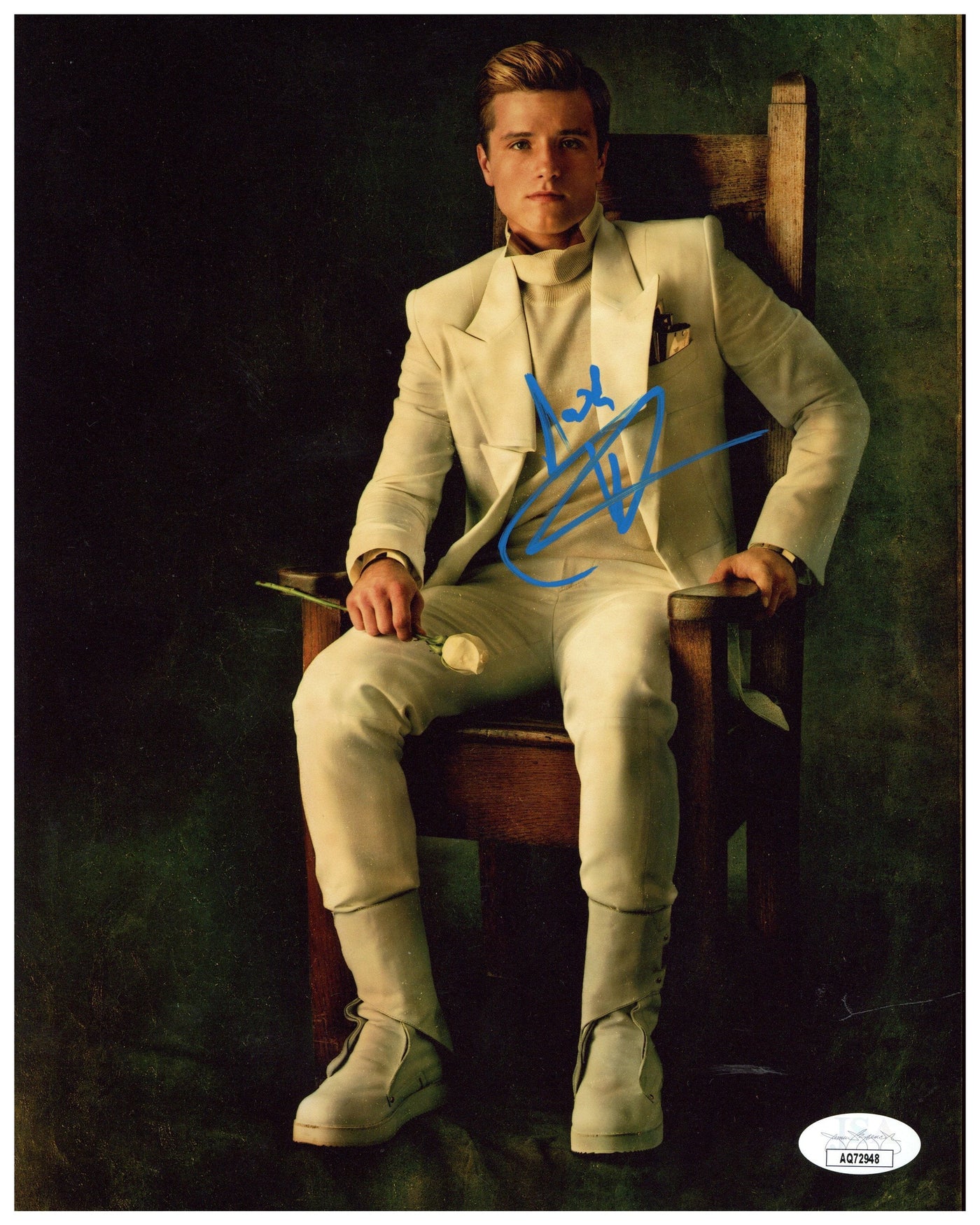 Josh Hutcherson Signed 8x10 Photo The Hunger Games Peeta Mellark Autographed JSA 5
