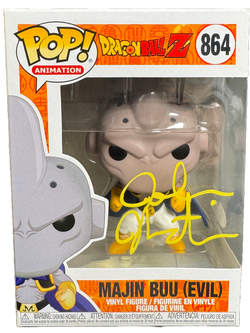 Image of Josh Martin Signed Funko Pop Dragon Ball Z Majin Buu (Evil) Autographed JSA COA