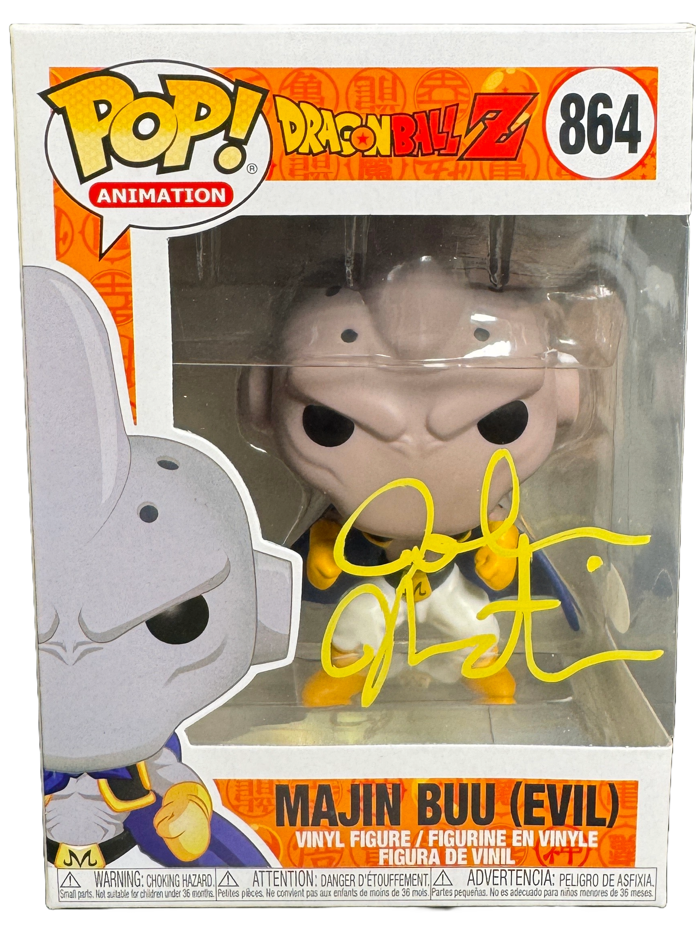 Josh Martin Signed Funko Pop Dragon Ball Z Majin Buu (Evil) Autographed JSA COA