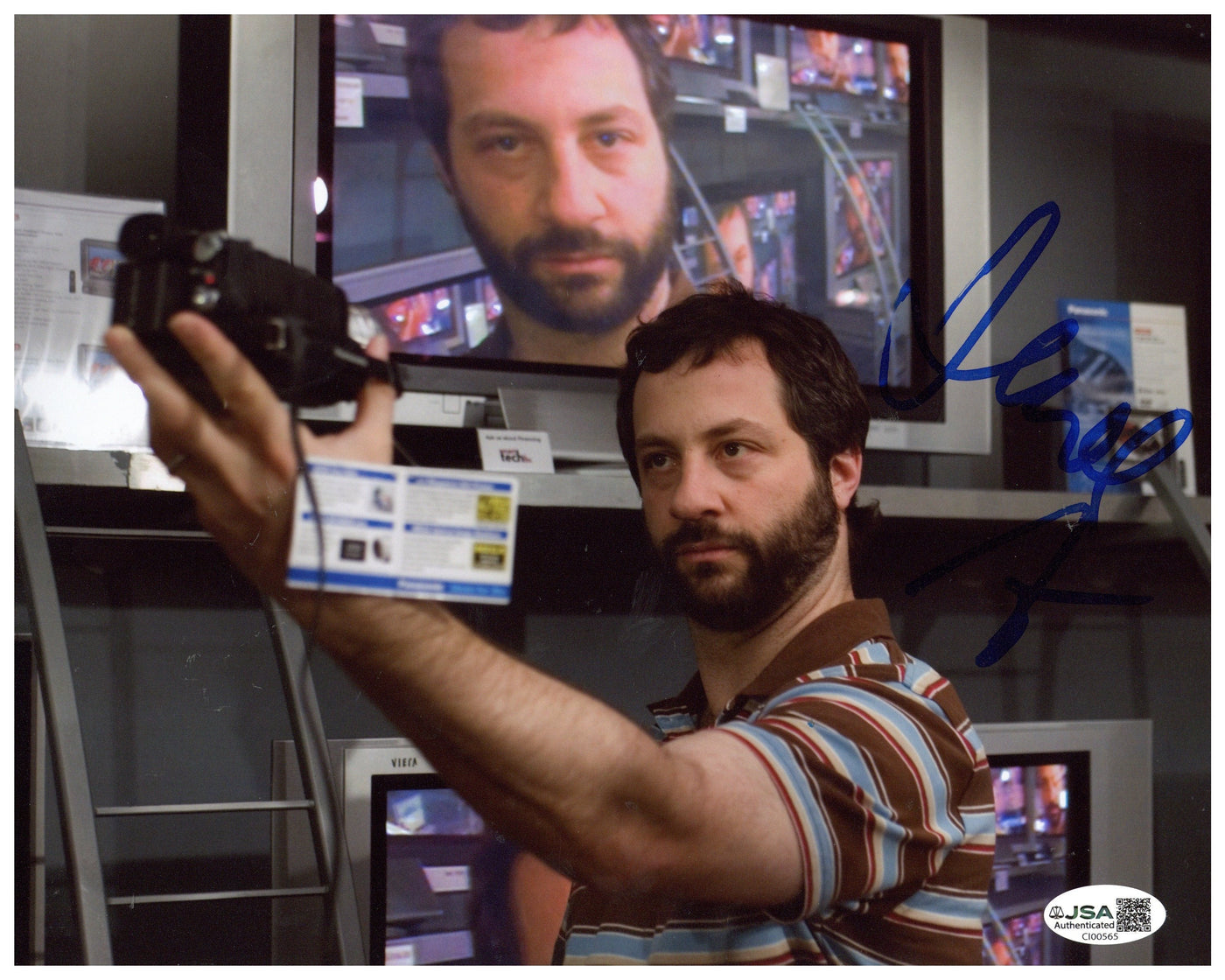 Judd Apatow Signed 8x10 Photo 40 Year Old Virgin Autographed JSA COA #1