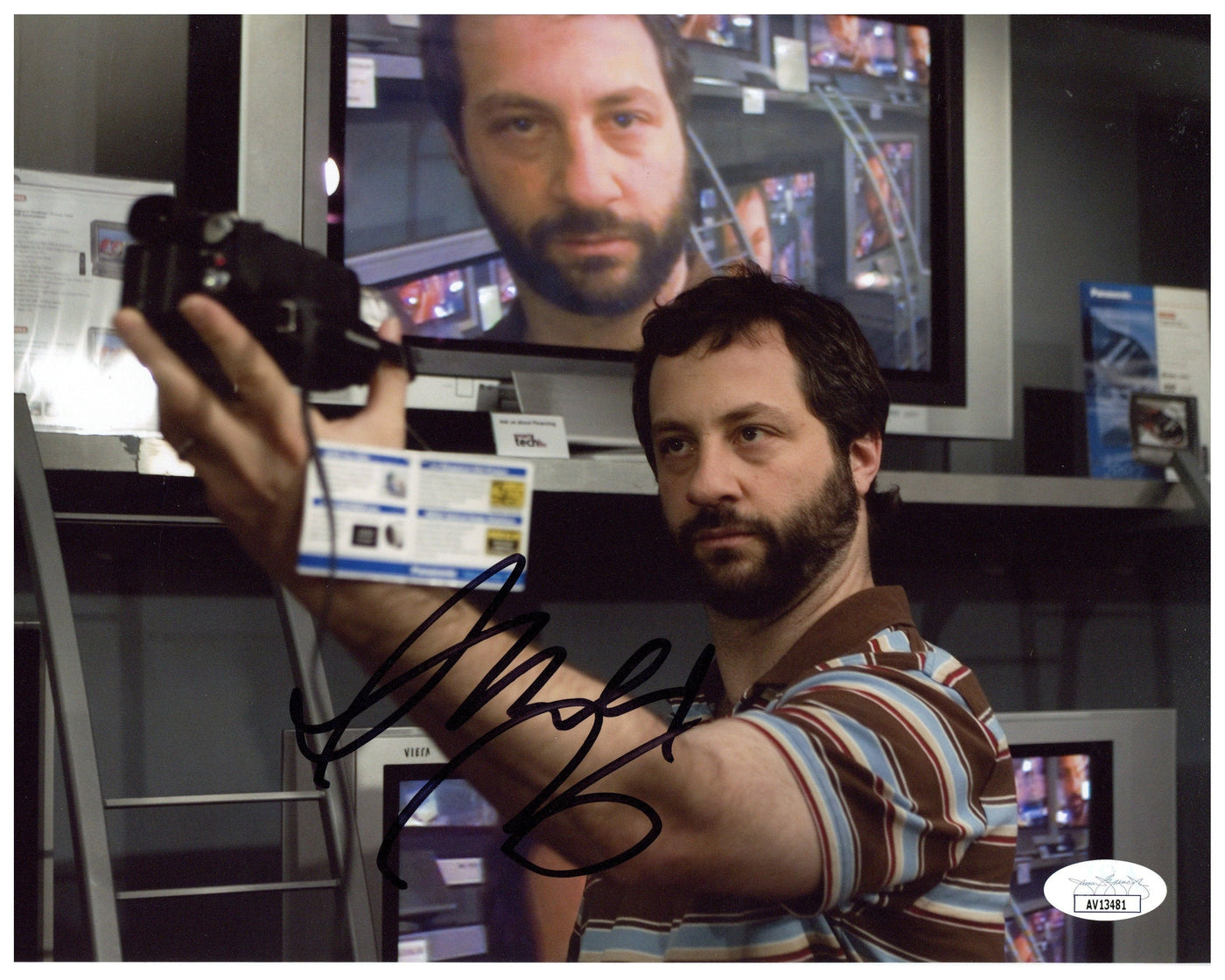 Judd Apatow Signed 8x10 Photo 40 Year Old Virgin Autographed JSA COA