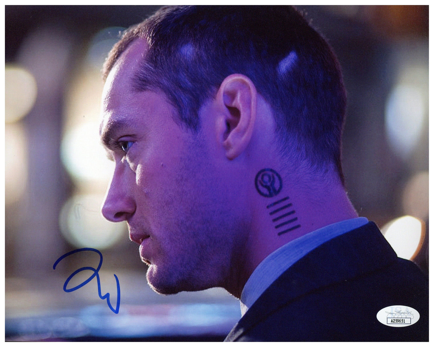 Jude Law Signed 8x10 Photo Repo Man Autographed JSA COA #2