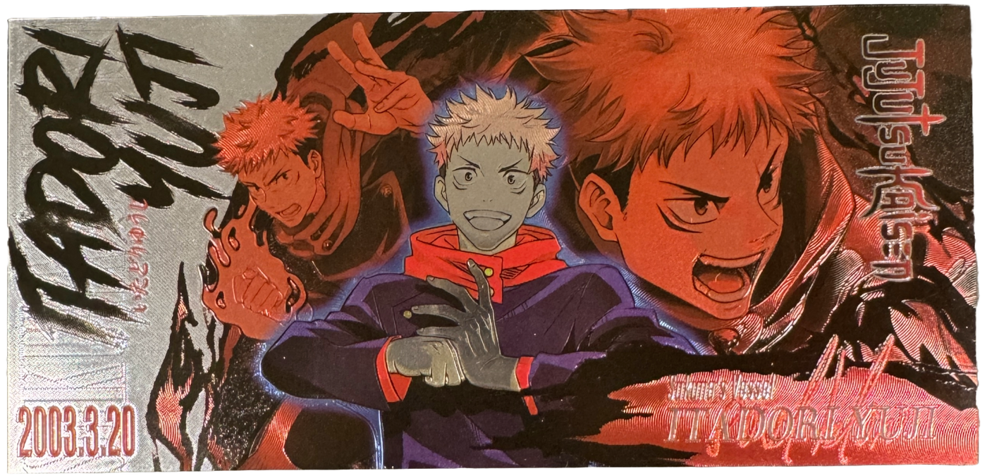 Jujutsu Kaisen Gold Bank Note-JJK Gojo Itadori – Zobie Productions