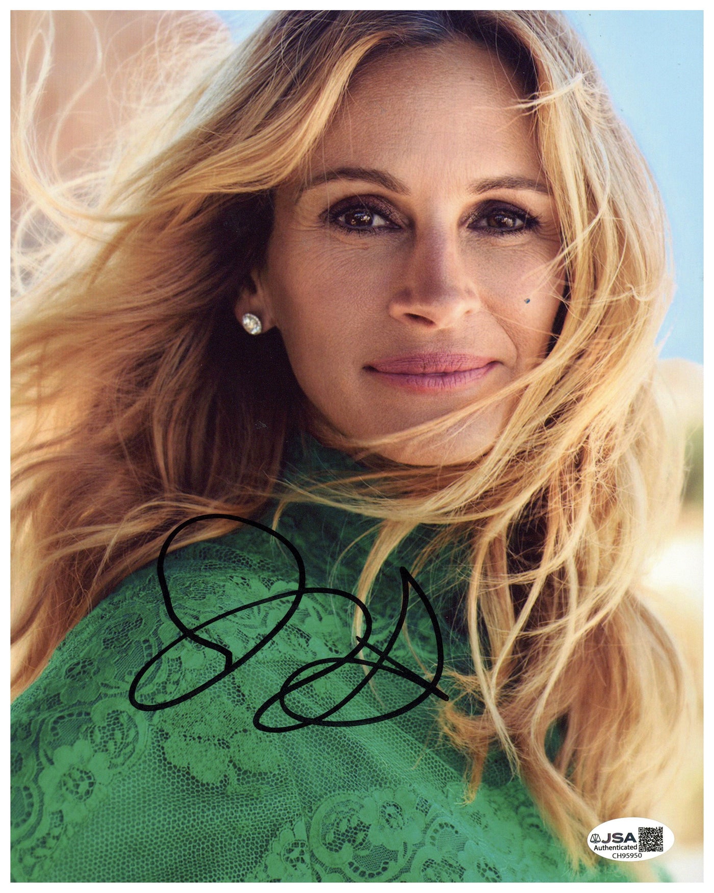 Julia Roberts Signed 8x10 Photo Pretty Woman Runaway Bride Autographed JSA COA