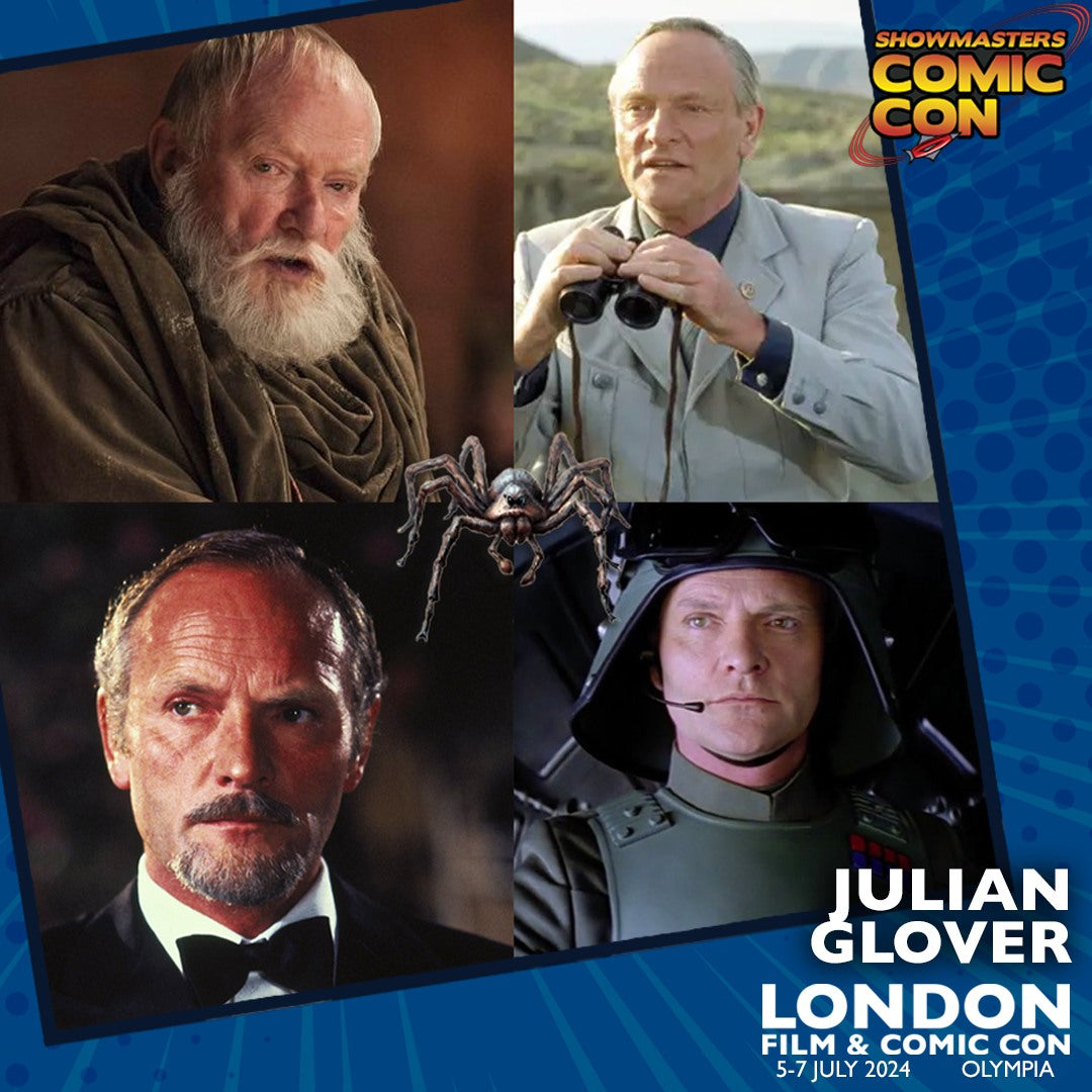 Julian Glover Official Autograph Mail-In Service - London Film & Comic Con 2024