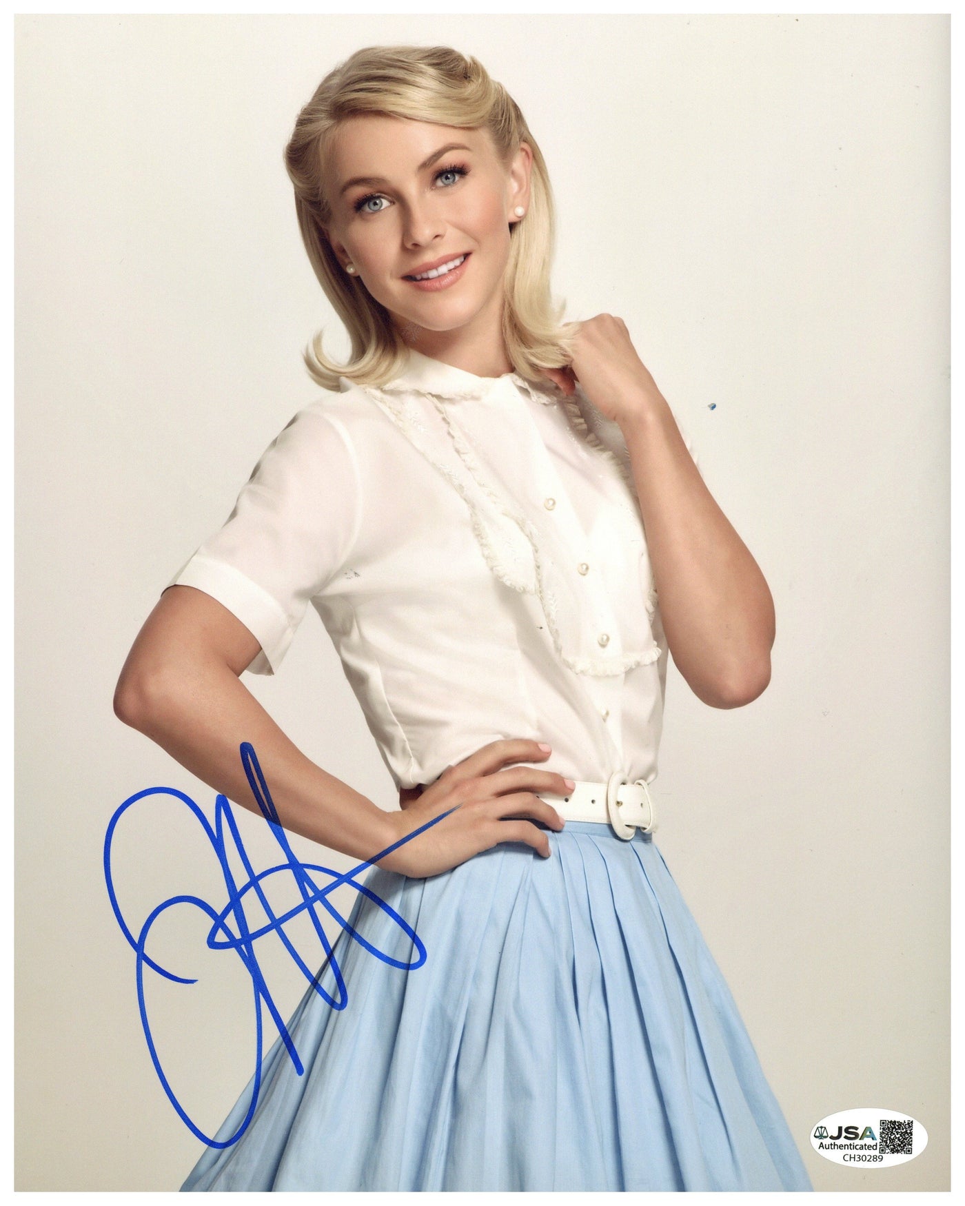 Julianne Hough Signed 8x10 Photo Grease Live Autographed JSA COA 4