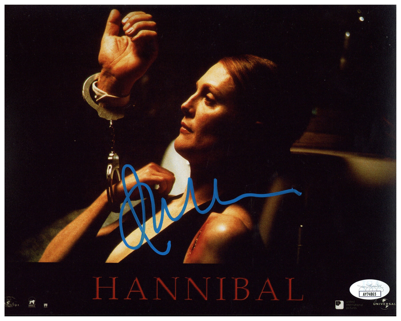 Julianne Moore Signed 8x10 Photo Hannibal Autographed JSA COA