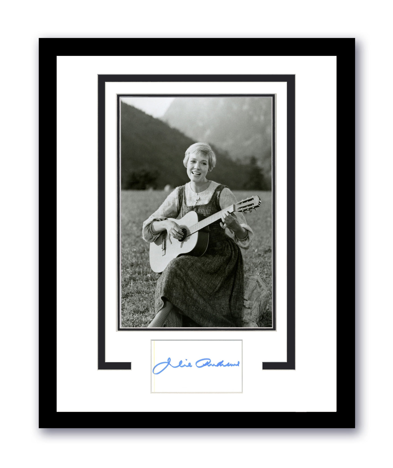 Julie Andrews Signed Cut 11x14 The Sounds of Music Autographed Authentic ACOA 3