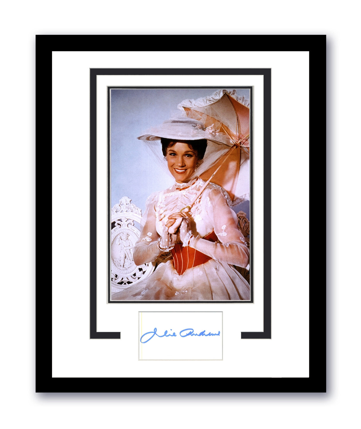 Julie Andrews Signed Cut 11x14 The Sounds of Music Autographed Authentic ACOA 4