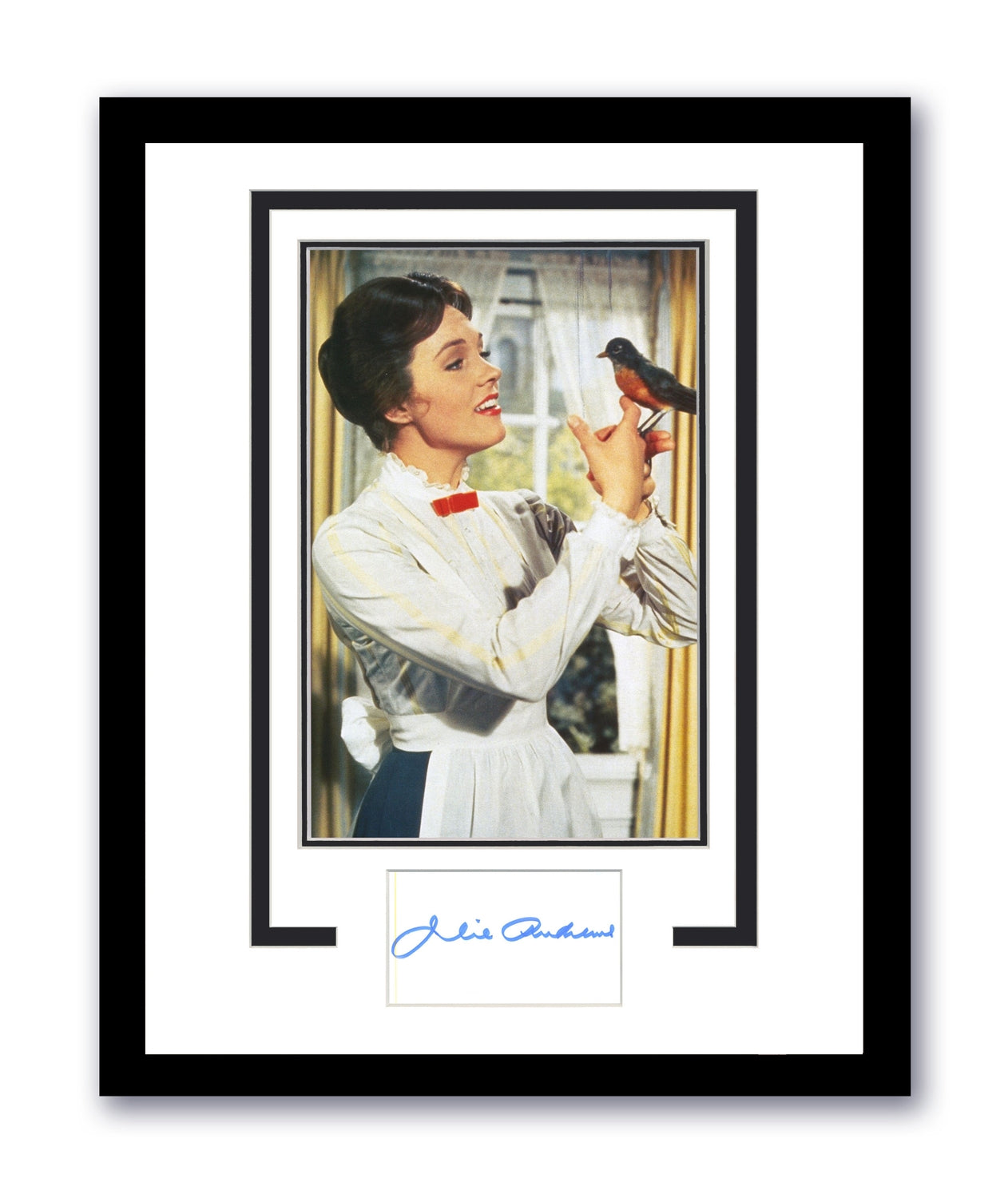 Julie Andrews Signed Cut 11x14 The Sounds of Music Autographed Authentic ACOA 5