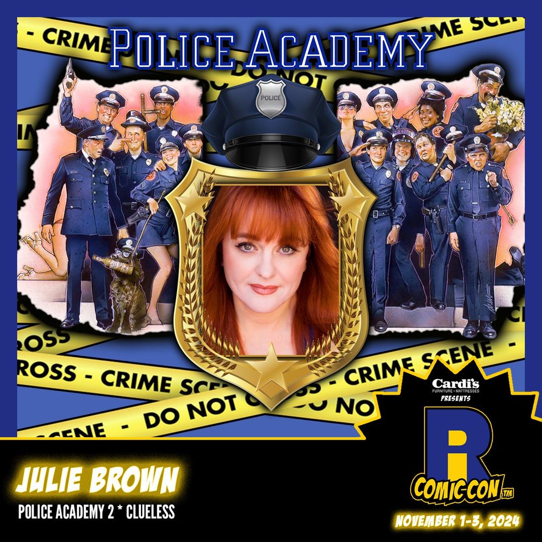 Julie Brown Official Autograph Mail-In Service - Rhode Island Comic Con 2024