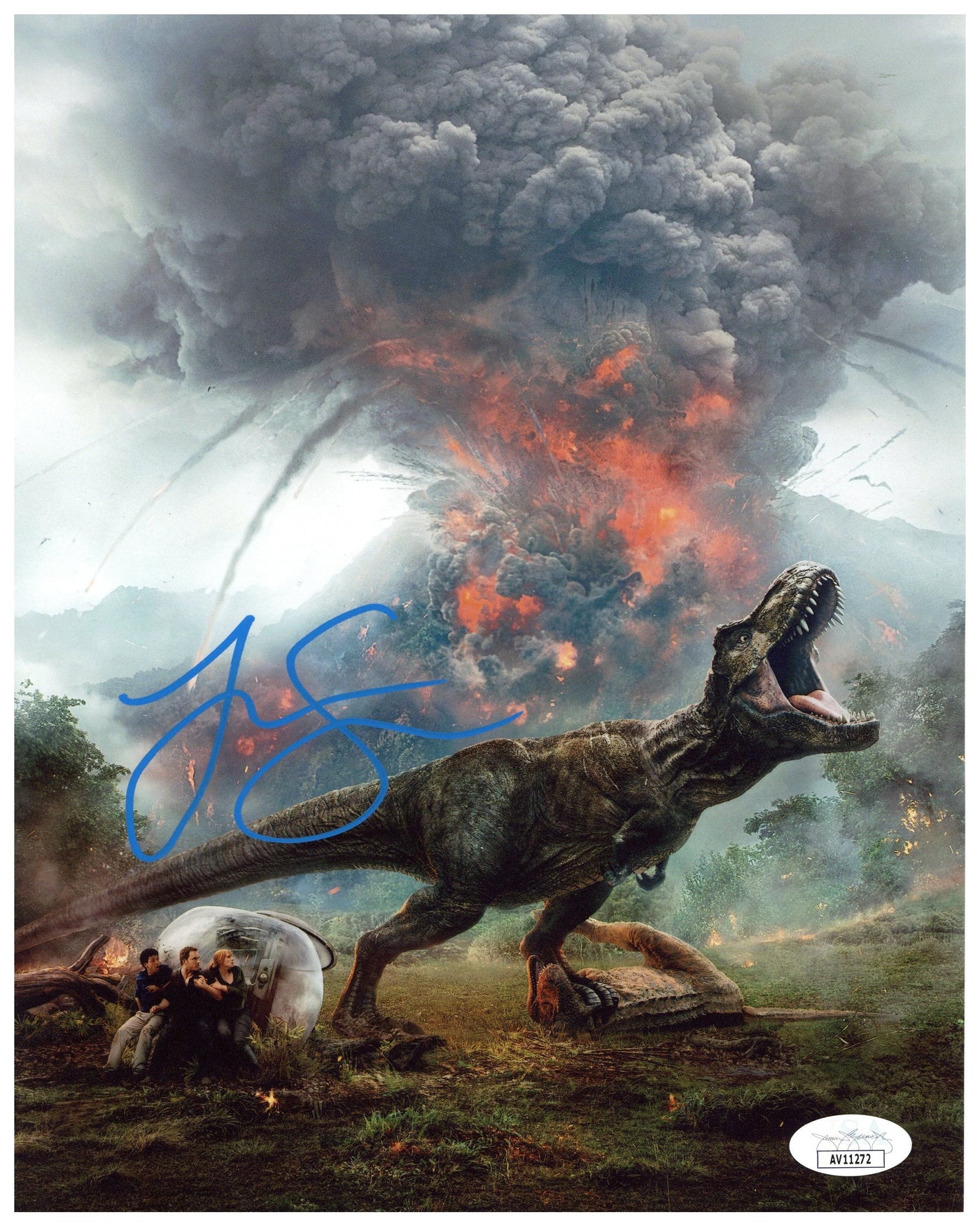 Justice Smith Signed 8x10 Photo Jurassic World Autographed JSA COA